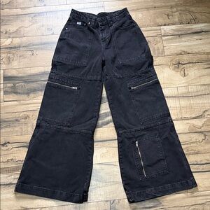 RAGGED Cargo Jeans with Multiple Pockets